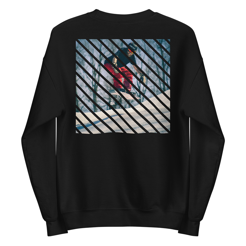 AM Clothing Sport Sweatshirt with Snowboarding Print