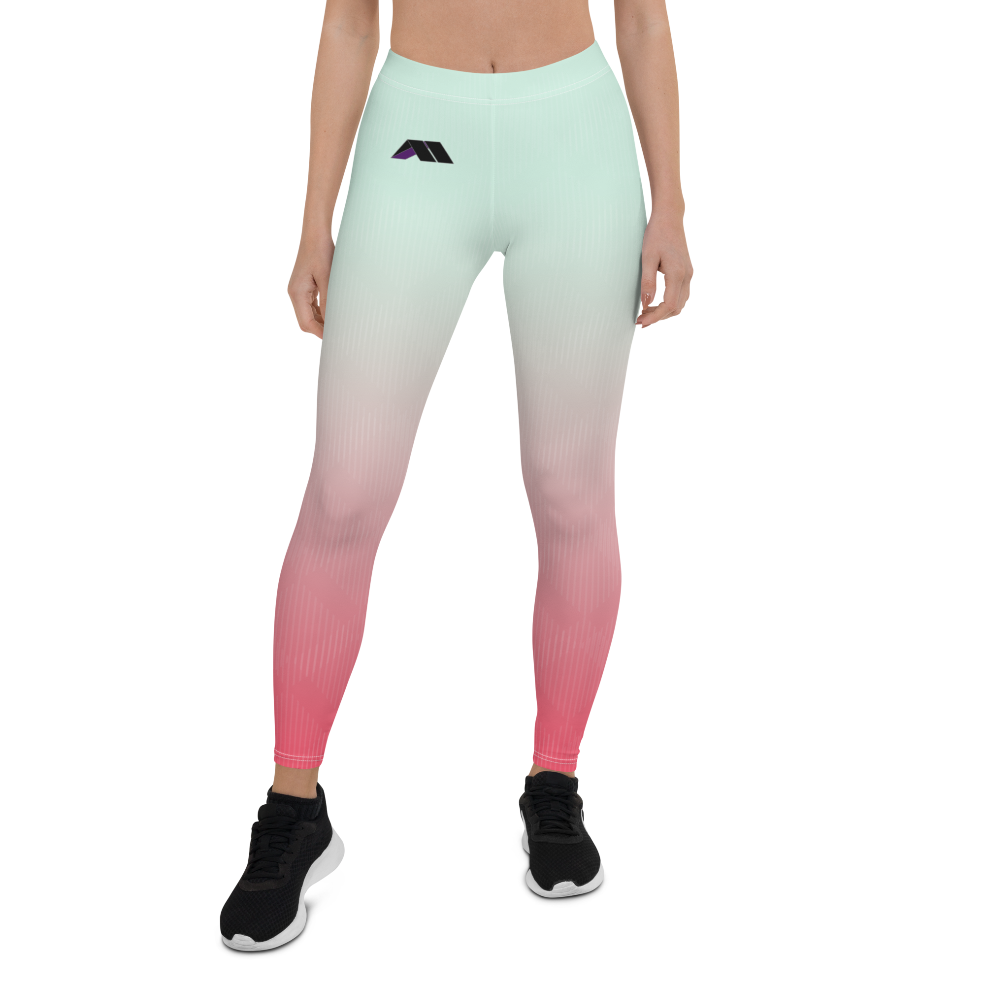 AM Clothing Original Leggings - Pink/Mint Fade