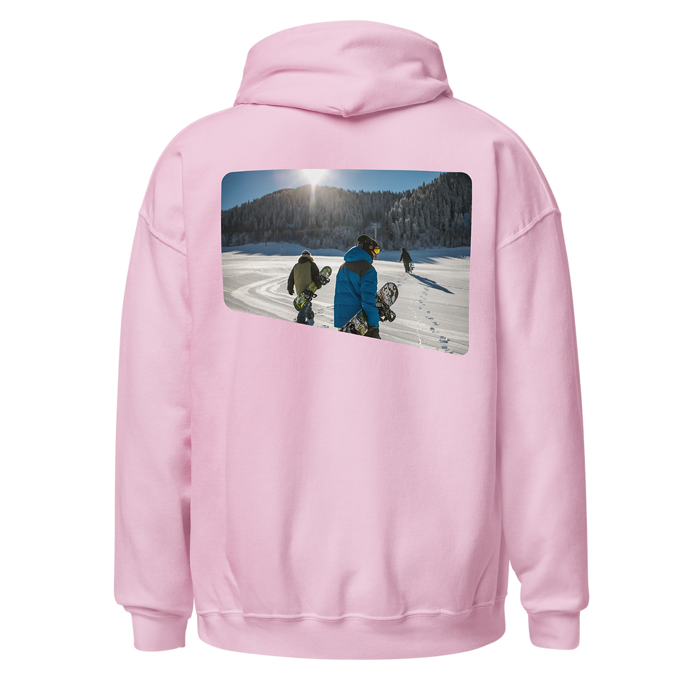 Thumbnail: AM Clothing Company Sport Hoodie with Snowboarding Print