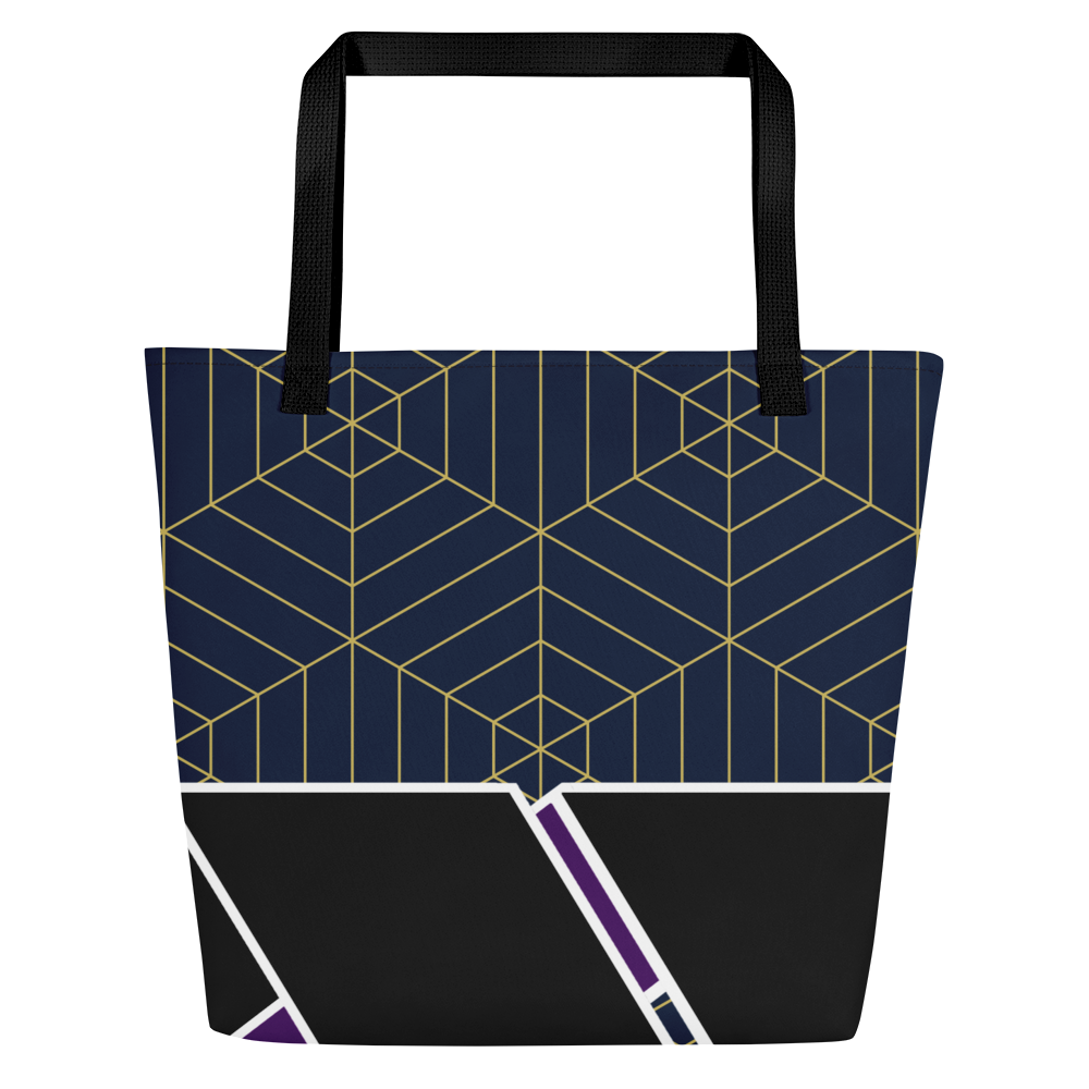 AM Clothing All-Over Print Large Tote Bag