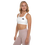 Thumbnail: AM Logo Padded Sports Bra - Pure White