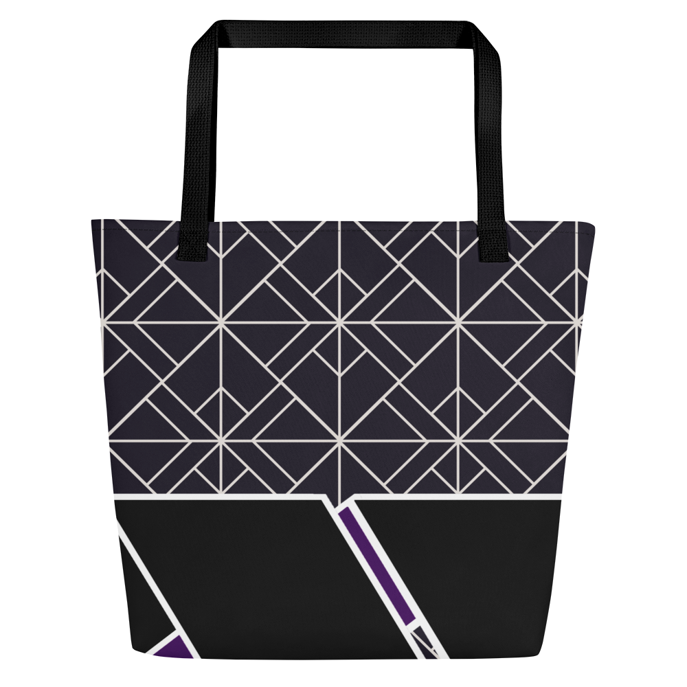 AM Clothing All-Over Print Large Tote Bag