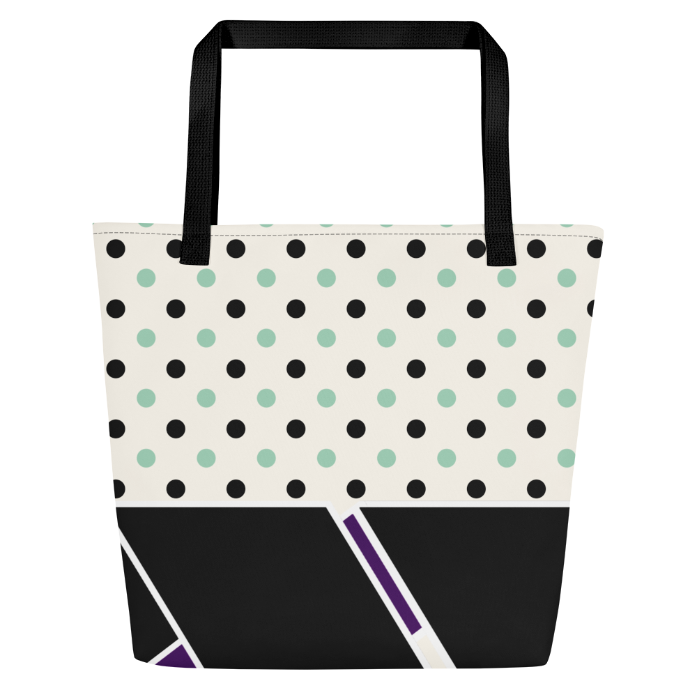 AM Clothing All-Over Print Large Tote Bag