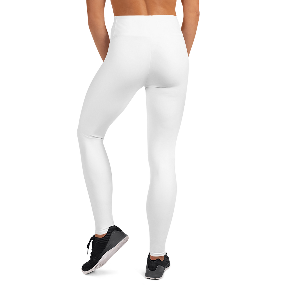Thumbnail: AM Clothing Yoga Leggings - Pure White