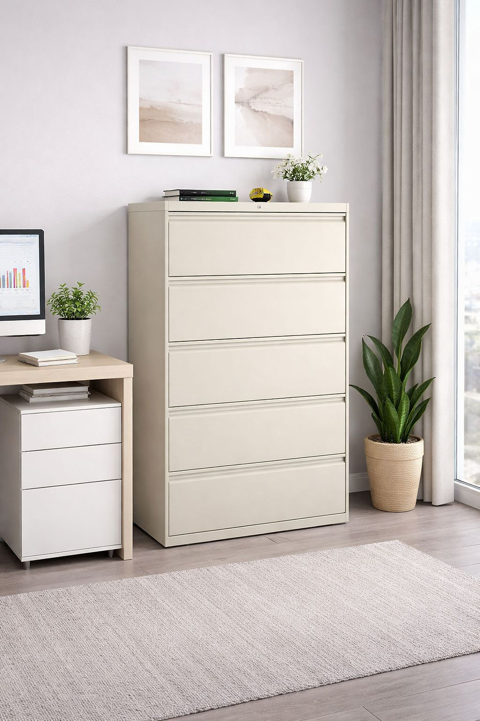 Miniatura: ARCHIVO LATERAL DE 5 GAVETAS