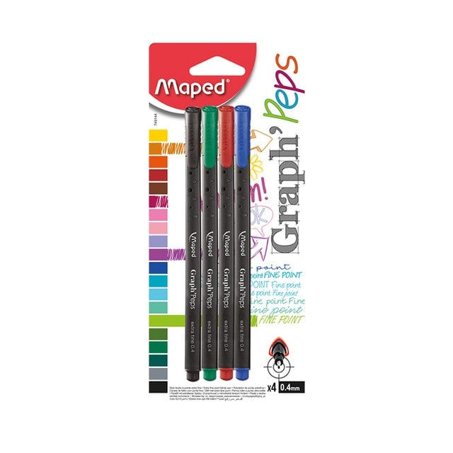 GRAPH PEPES FINELER STANDARD COLORS X4