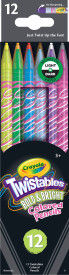 12ct Twistable Pencils Bold & Bright