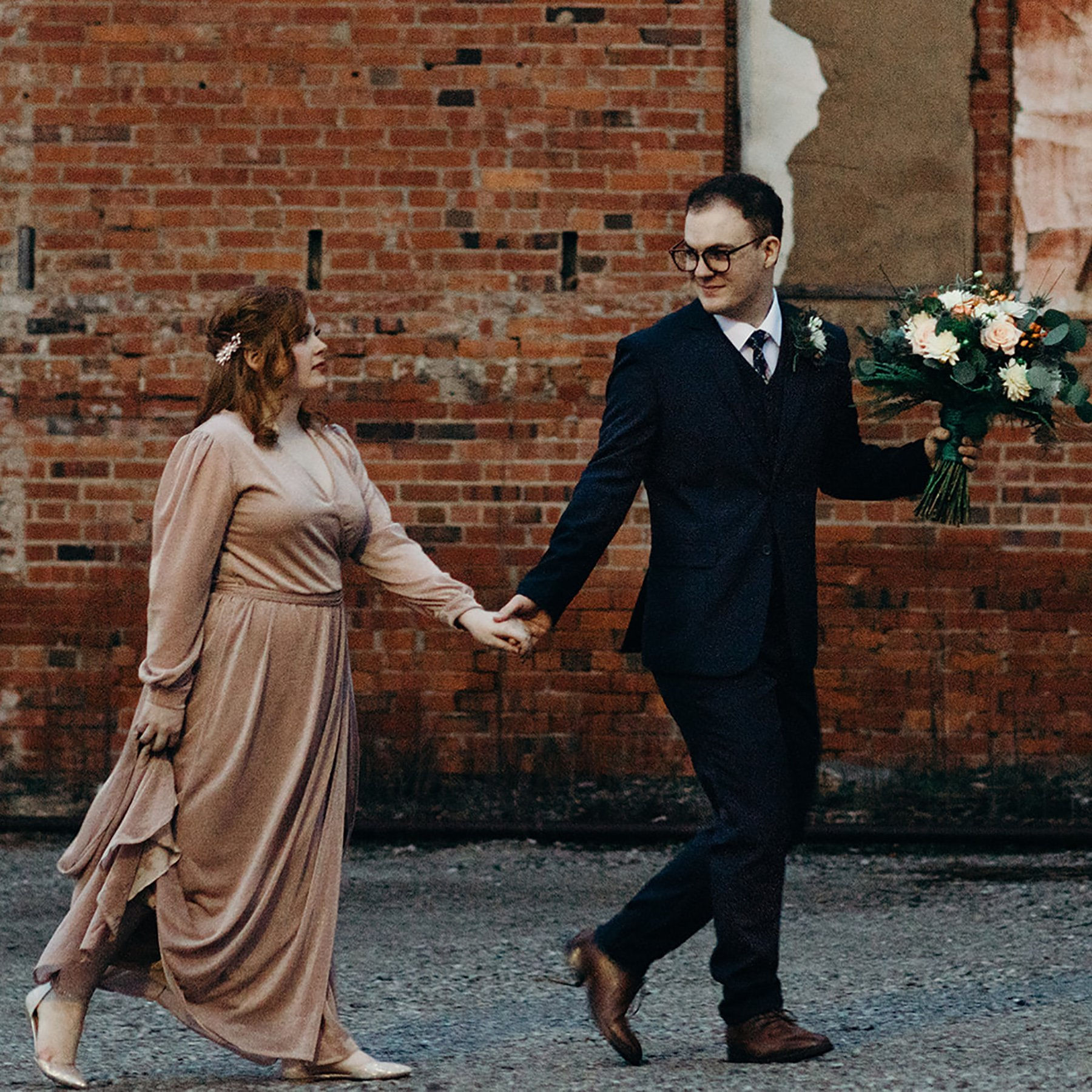 Pink Chiffon Crossover Maxi Dress #1168