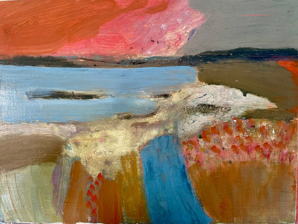 Thumbnail: Garden Acrylic on paper 35x53 cm