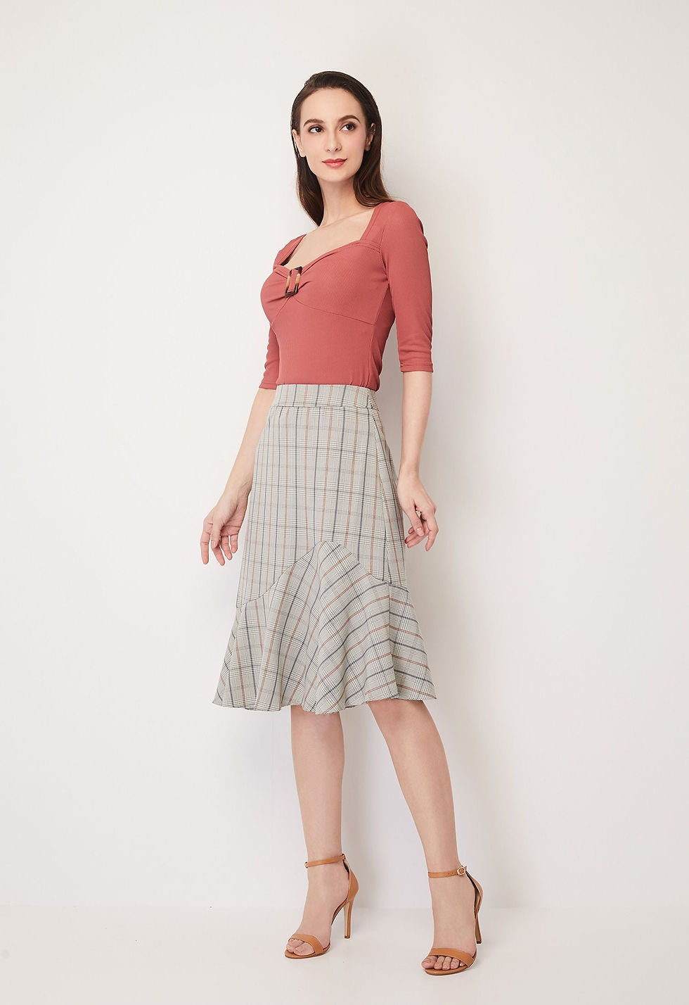 Thumbnail: Sweetheart Buckle Detail Top
