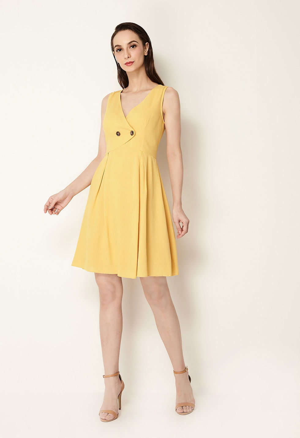 Thumbnail: Buttoned Empire Dress