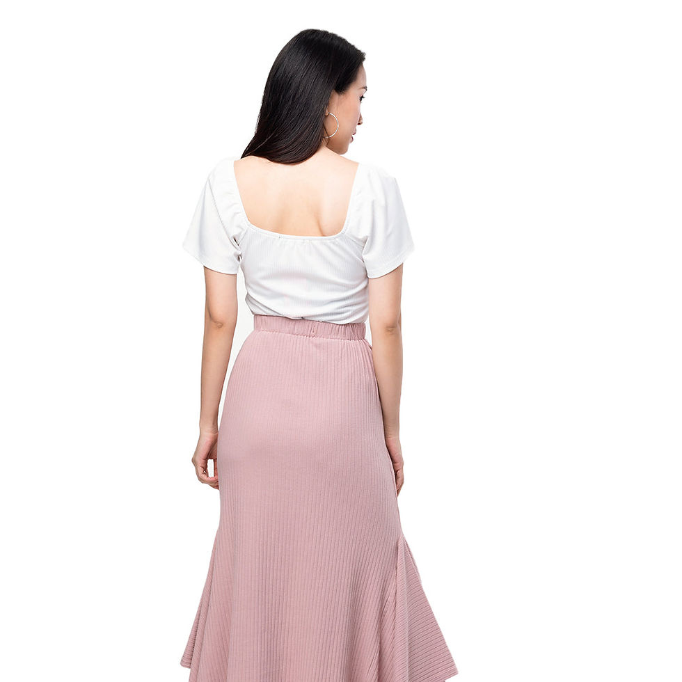 Thumbnail: Asymmetrical Cotton Skirt
