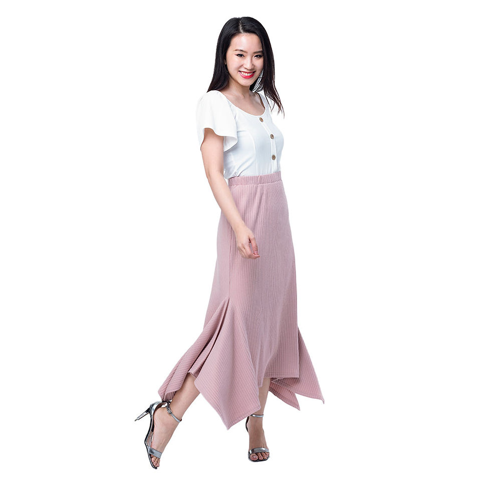 Thumbnail: Asymmetrical Cotton Skirt