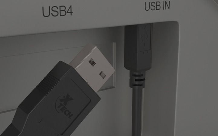 Miniatura: XTECH - USB CABLE - 1.8 M - NEGRO