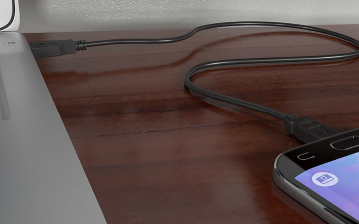 Miniatura: XTECH - USB CABLE - 5 PIN MICRO-USB TYPE B