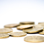 散らばった金貨