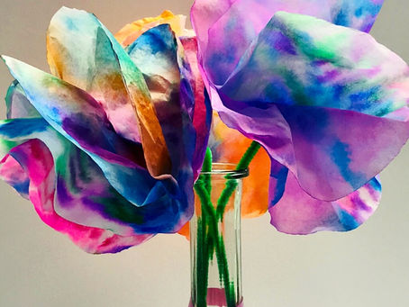 Tie Dye Flowers
