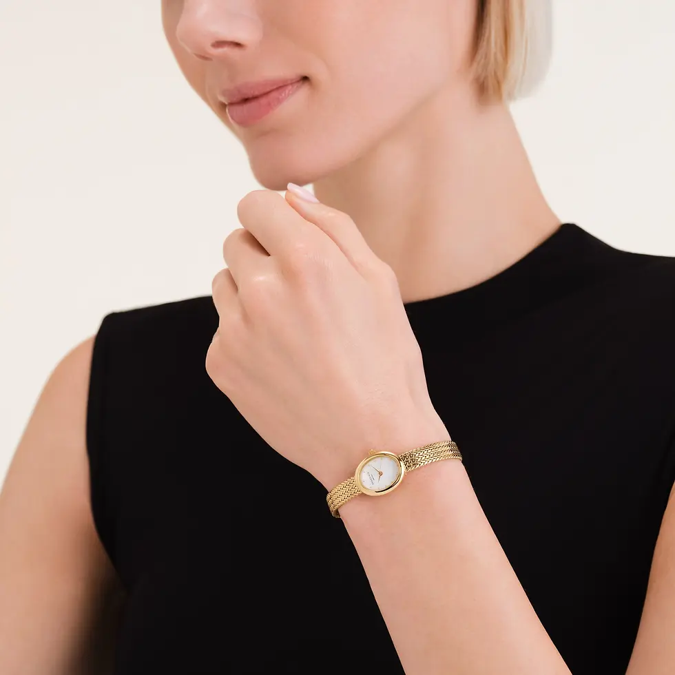 Thumbnail: Rosefield Mini Oval Gold