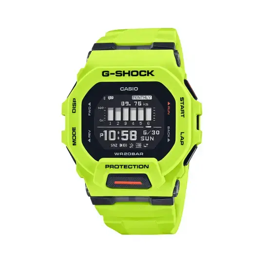 Casio G-Shock G-SQUAD Steptracker Lime Green GBD-200-9ER