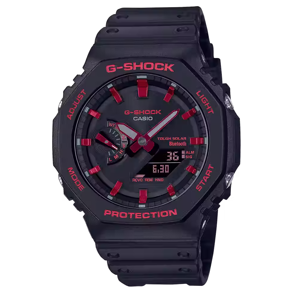 Casio G Shock Mens Solar World Time Watch GA-B2100BNR-1AER