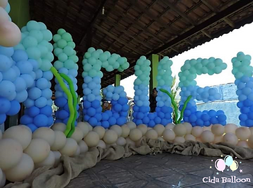 Nome de Balões Fundo do Mar 