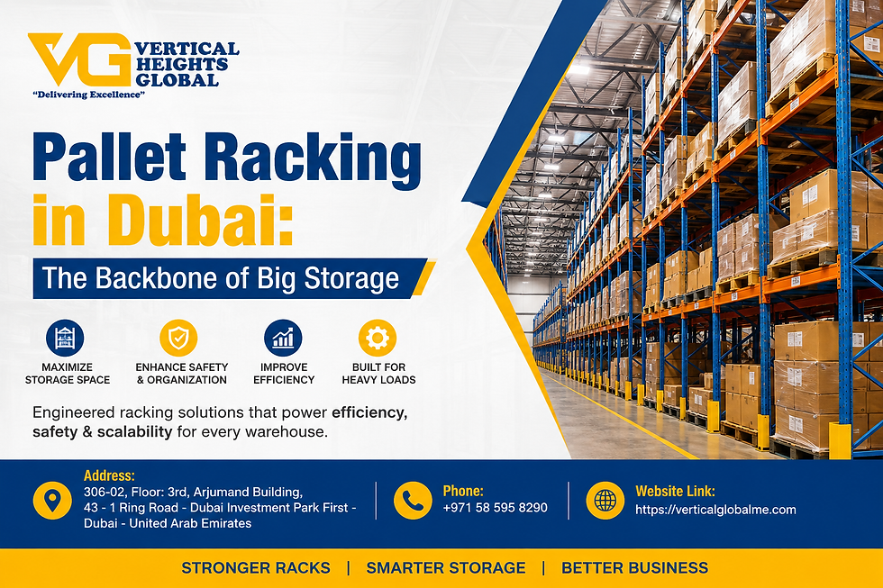Pallet Racking in Dubai: The Backbone of Big Storage