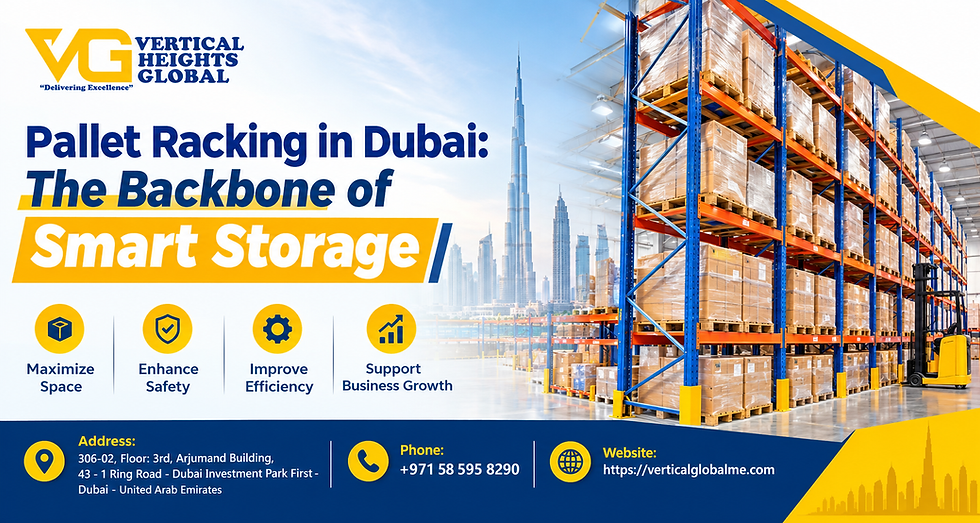 Pallet Racking in Dubai : The Backbone of Smart Storage