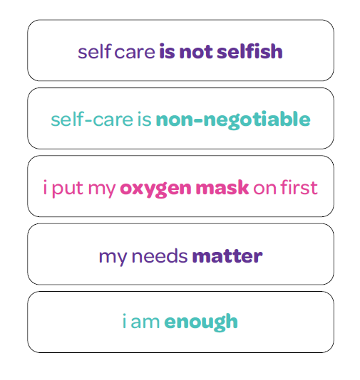 Affirmation Stickers: General Self-Care Edition