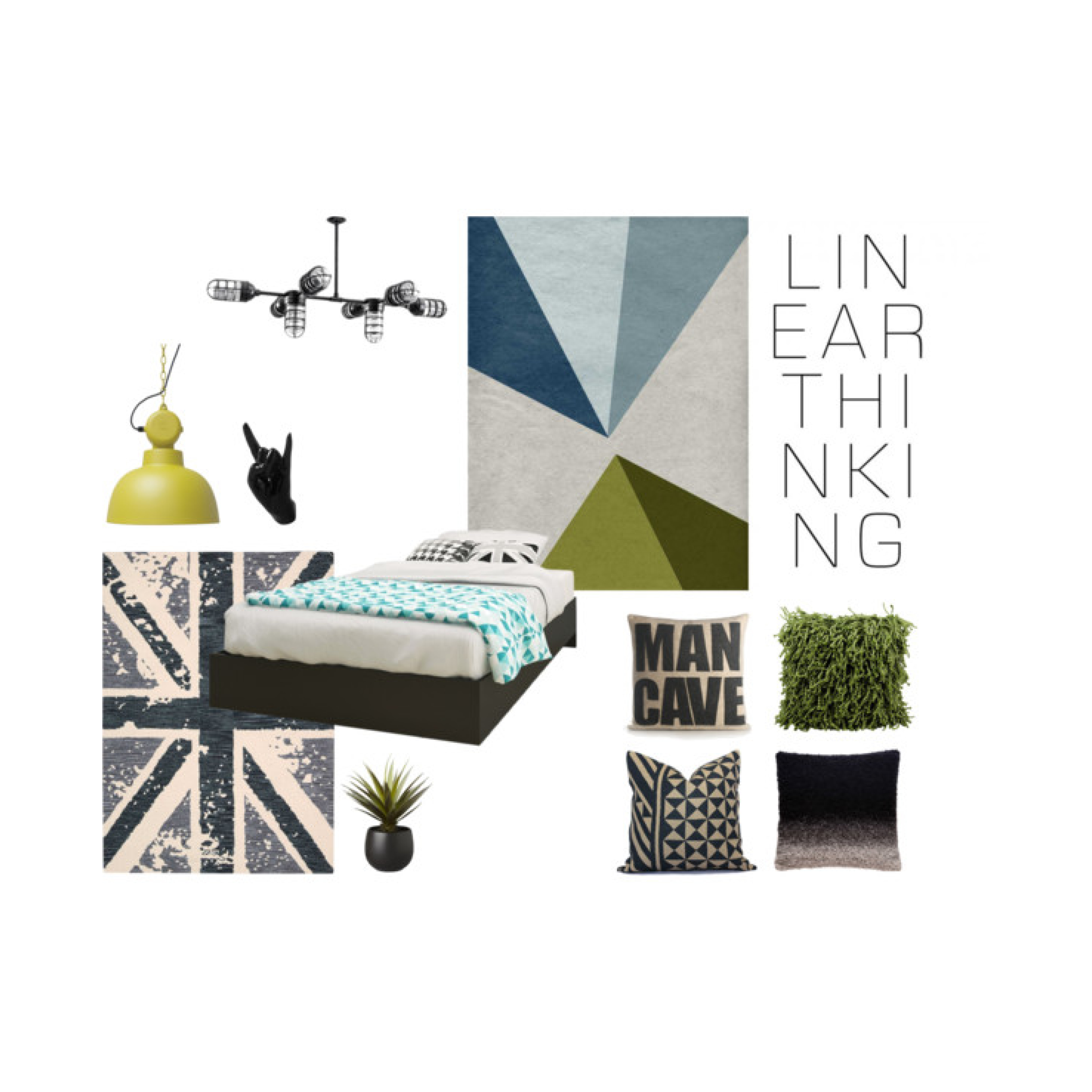New Linen Geometrics E