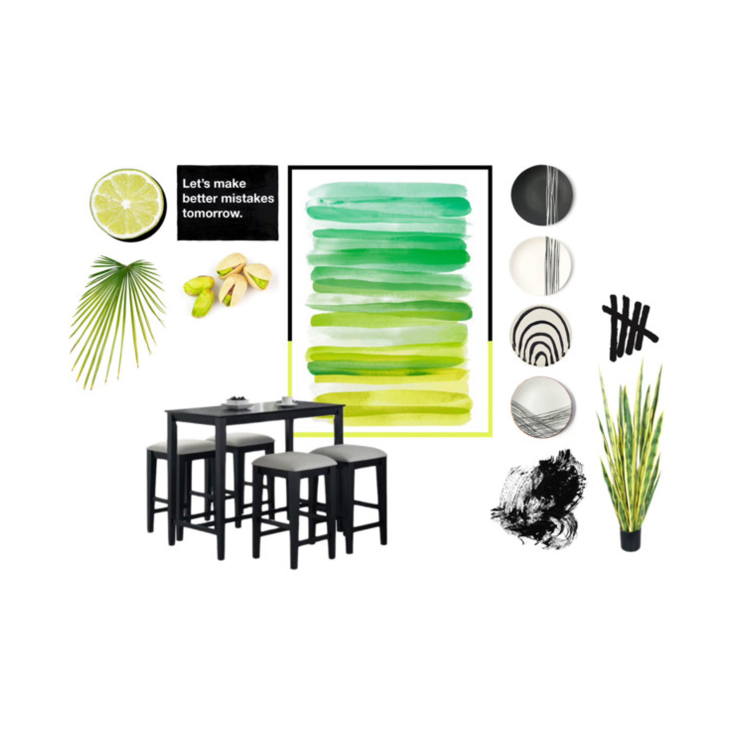 Watercolor Stripes D