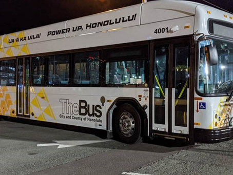 Honolulu's TheBus Unveils First Electric Bus