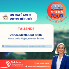 Echanger avec Delphine Lingemann, députée du Puy-de-Dôme, le 28 août 2026