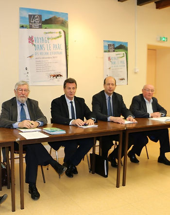 Conférence de presse le 4 avril pour la présentation du programme des 40 ans du Parc © SMPNRVA