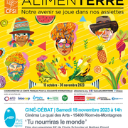 Le Parc des Volcans au Festival Alimenterre, le 18 novembre 2023