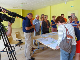 Préparation de l’inventaire participatif du patrimoine vernaculaire à Allanche en 2015 © S