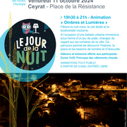 Le "Jour de la Nuit" à Ceyrat, vendredi 11 octobre 2024