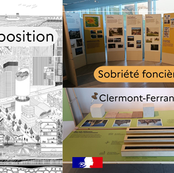 Exposition sur la sobriété foncière jusqu'au 16 février 2026, à l'ENSACF à Clermont-Ferrand