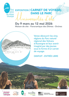 Exposition "Carnet de voyage dans le Parc des Volcans d’Auvergne"