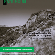 Balade à deux voix dans la Réserve naturelle du Rocher de La Jaquette, le 21 septembre 2025