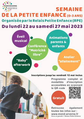 Semaine de la Petite Enfance du 22 au 27 mai