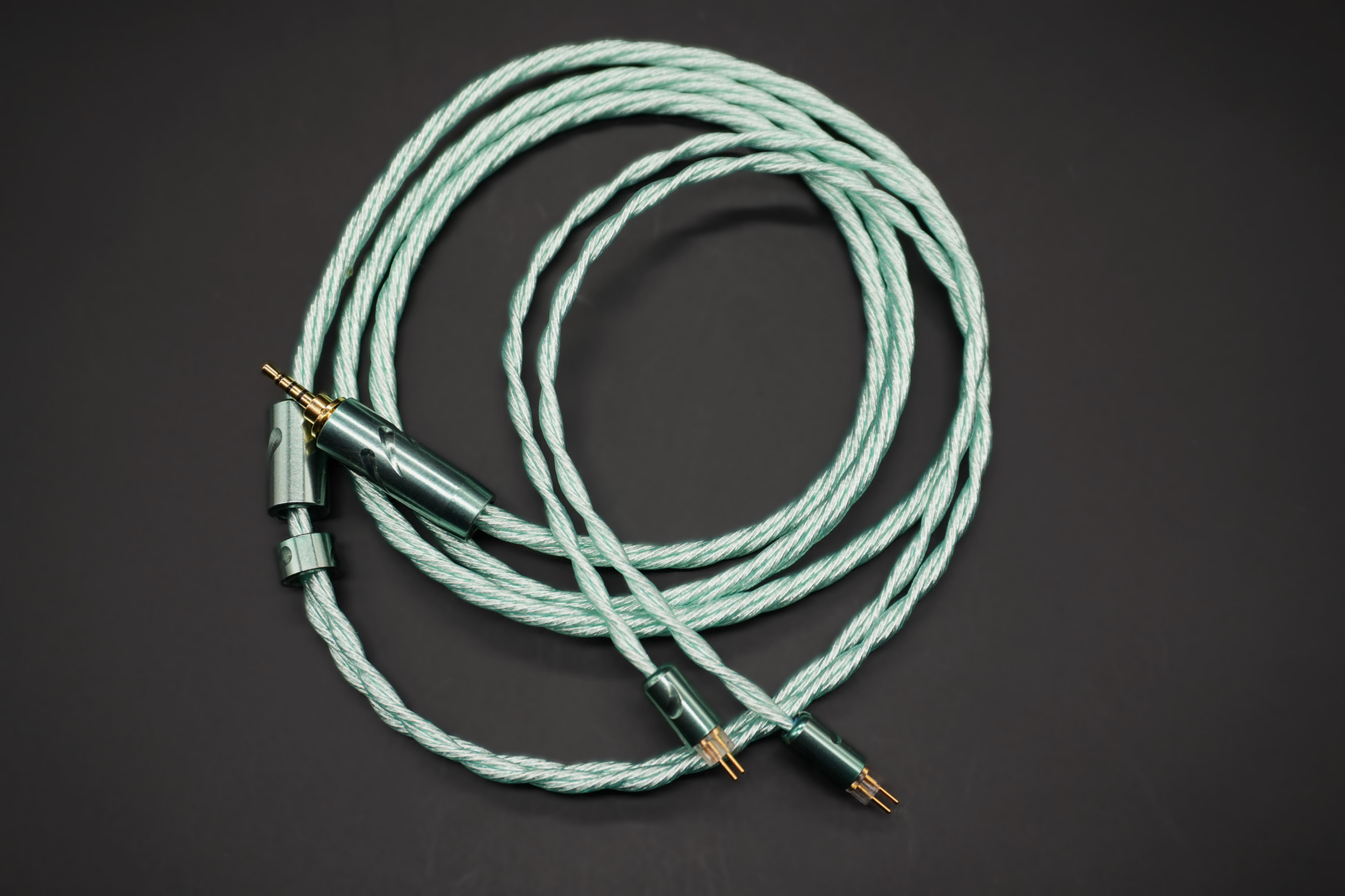 Silver lake occ silver plated copper litz iem cable