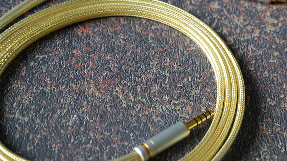 Thumbnail: (5) 6 ft champagne gold parallel lines