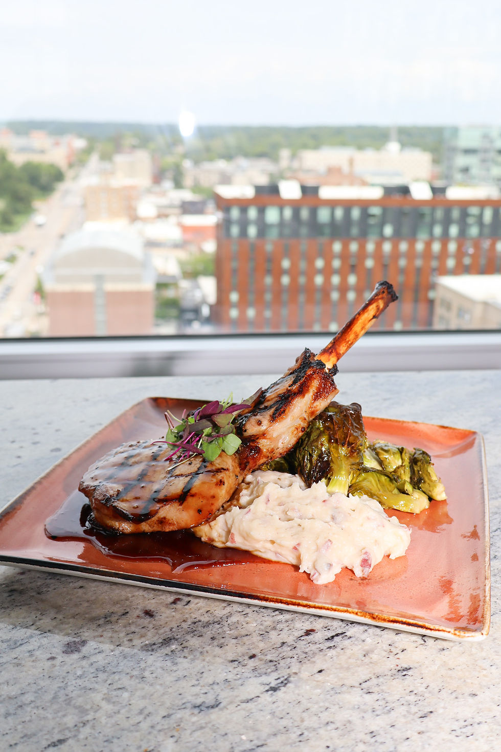 Iowa Bone In Pork Chop