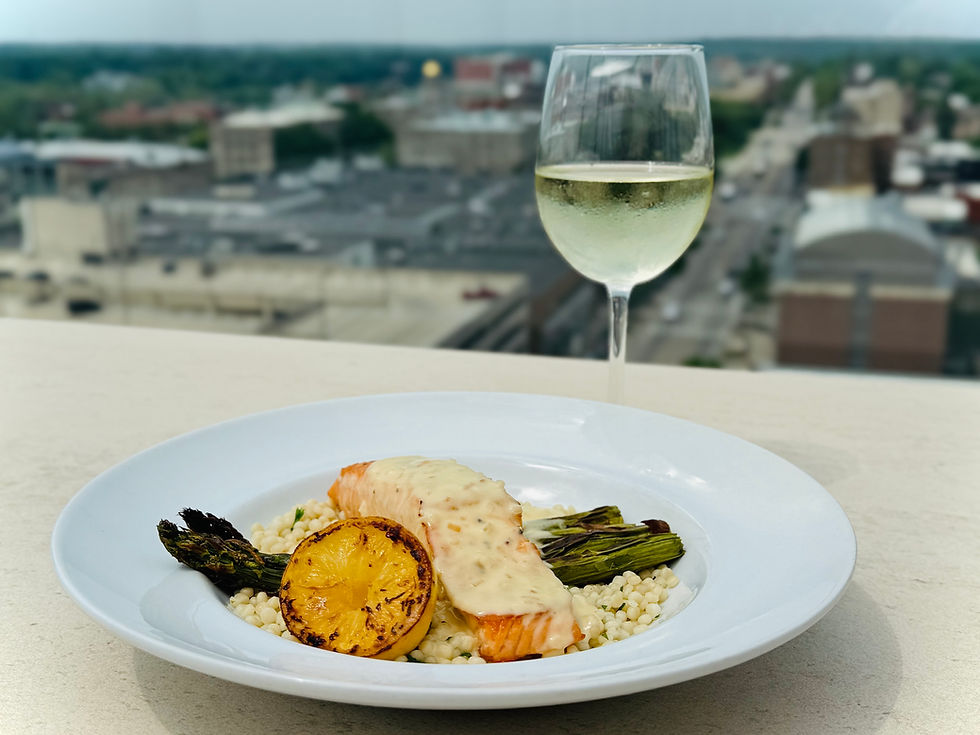 Champagne Buerre Blanc Salmon*