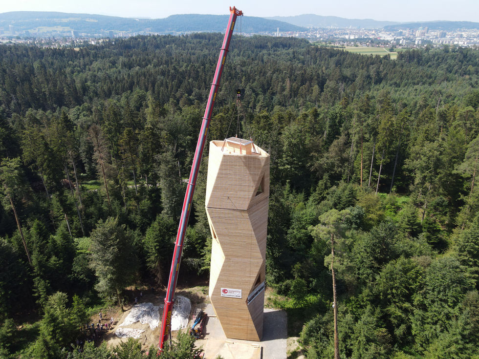Holzbau-Team, Aussichtsturm Hardwald