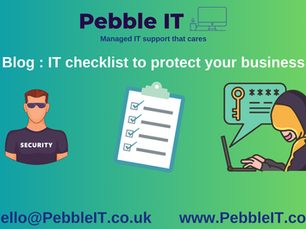 IT checklist to protect your business