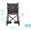 Thumbnail: Nova Lightweight Transport Chair with Hand Brakes 19"