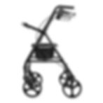Thumbnail: Vive Health Core Rollator 8" Wheels