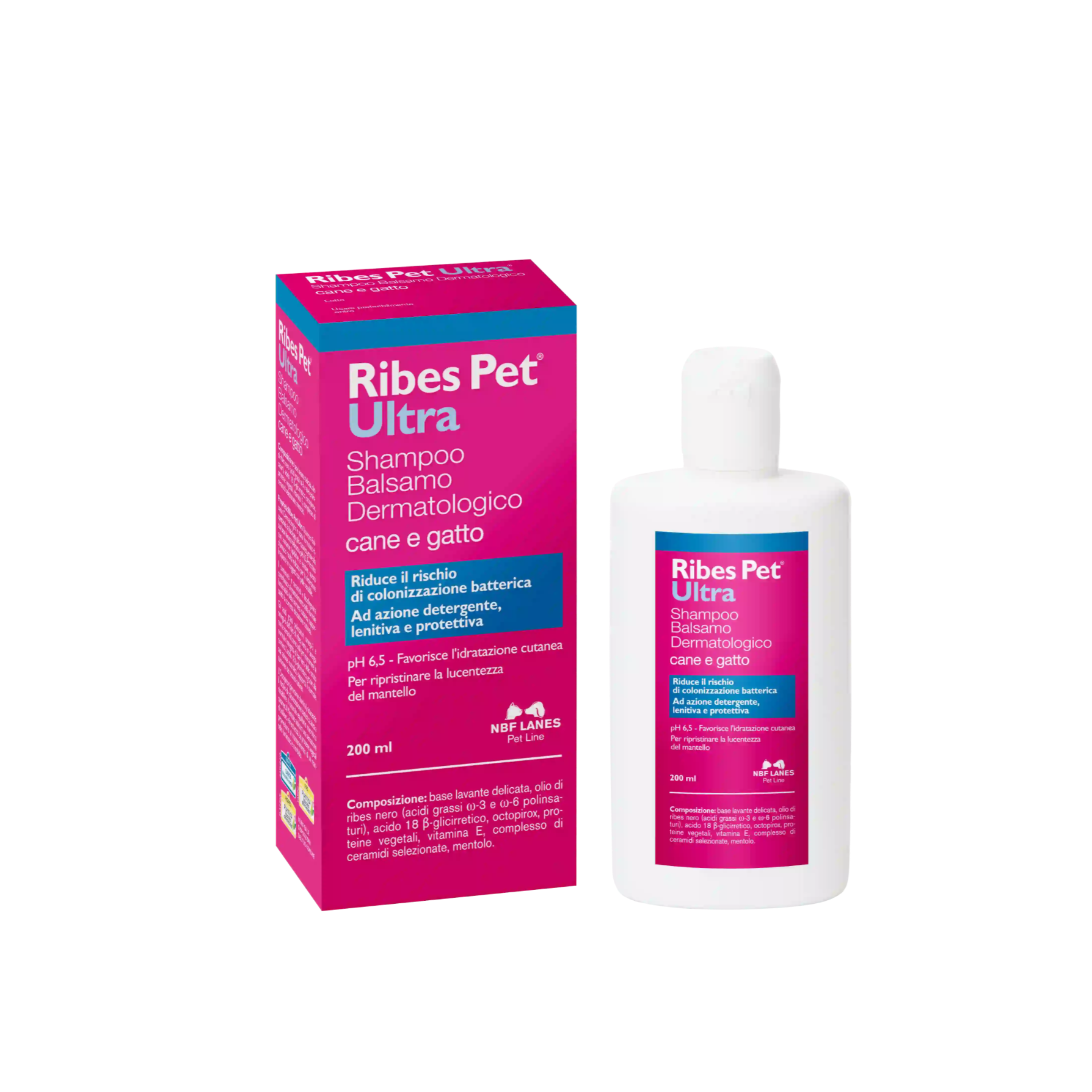 Ribes Pet Ultra® dermatologisches Shampoo Heilung & Pflege für empfindliche Haut