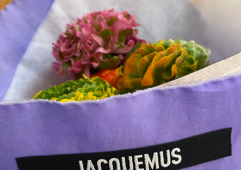 floral art for product launch